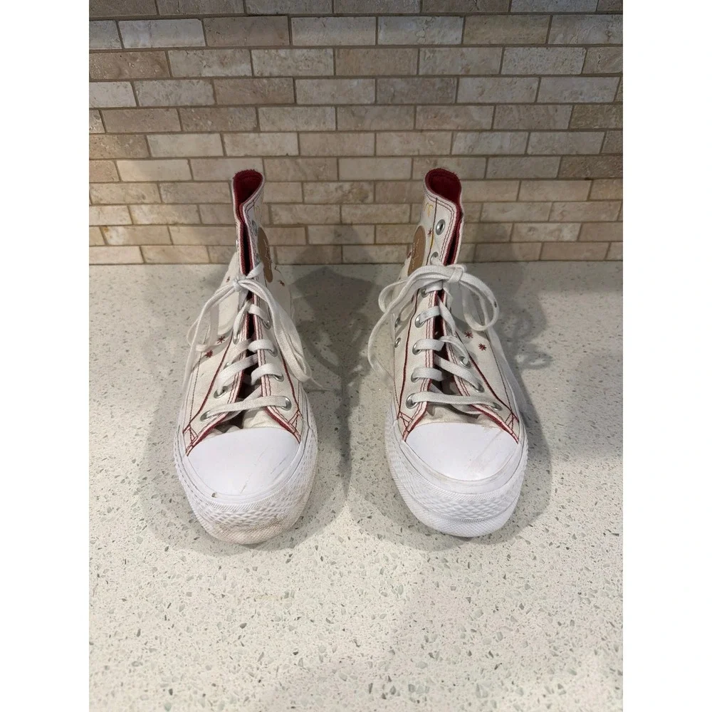 Converse Lift Platform Western Stitch‎ Shoes Womens Size 8 - Picture 2 of 4